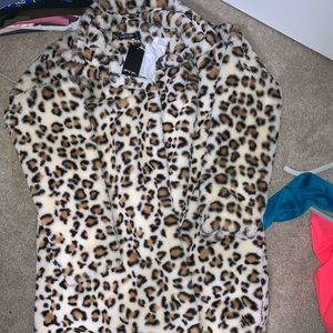 Cheetah Print Midi Jacket